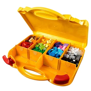 لگو ساختنی کلاسیک مدل Creative Suitcase 10713 مجموعه ۲۱۳ تکه به همراه کیف